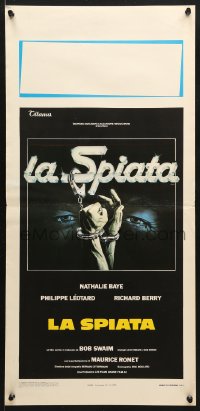 6y600 LA BALANCE Italian locandina 1983 Bob Swaim, Nathalie Baye, Philippe Leotard, Sciotti art!