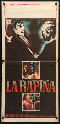 6y623 REBEL SET Italian locandina 1960 different horror art & sexy beatnik Kathleen Crowley!