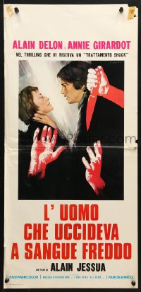 6y632 SHOCK TREATMENT Italian locandina 1973 Averardo Ciriello art of Alain Delon & Annie Girardo!