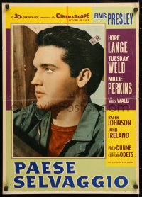 6y660 WILD IN THE COUNTRY Italian 20x27 pbusta 1961 different close-up profile of Elvis Presley!