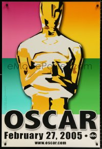 6z503 77th ANNUAL ACADEMY AWARDS 1sh 2005 Brett Davidson artwork of the Oscar!