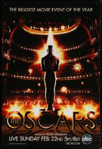6z508 81ST ANNUAL ACADEMY AWARDS 1sh 2009 art of the Oscar statuette in front of huge audience