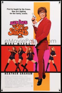 6z534 AUSTIN POWERS: THE SPY WHO SHAGGED ME DS 1sh 1999 Mike Myers, super sexy Heather Graham!