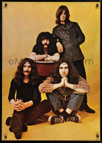 6z285 BLACK SABBATH 24x34 Danish commercial poster 1970s Butler, Tony Iommi, Bill Ward & Ozzy!