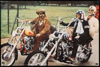 6z294 EASY RIDER 25x37 Dutch commercial poster 1970 Fonda, Nicholson & Hopper on motorcycles!