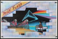 6z320 PINK FLOYD 22x33 Canadian commercial poster 1990s The Wall II, Dark Side of the Moon, DSOT!