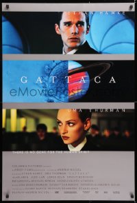 6z656 GATTACA DS 1sh 1997 Ethan Hawke, Uma Thurman, there is no gene for the human spirit!
