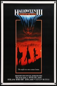6z687 HALLOWEEN III 1sh 1982 Season of the Witch, horror sequel, the night no one comes home!