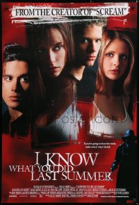 6z702 I KNOW WHAT YOU DID LAST SUMMER int'l DS 1sh 1997 Jennifer Love Hewitt, Sarah Michelle Gellar