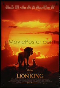 6z734 LION KING advance DS 1sh 2019 Walt Disney live action/CGI, Donald Glover as Simba, Pride Rock!