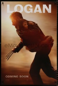 6z739 LOGAN style B int'l teaser DS 1sh 2017 Jackman in the title role as Wolverine, Dafne Keen!