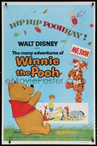 6z767 MANY ADVENTURES OF WINNIE THE POOH 1sh 1977 and Tigger too, plus three great shorts!