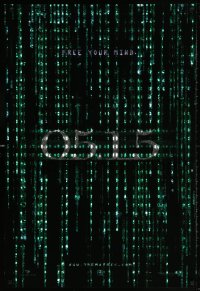 6z773 MATRIX RELOADED holofoil teaser 1sh 2003 Keanu Reeves, free your mind on 05.15!