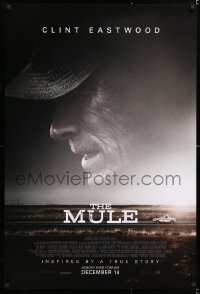 6z789 MULE advance DS 1sh 2018 Clint Eastwood in the title role as Earl Stone, nobody runs forever!