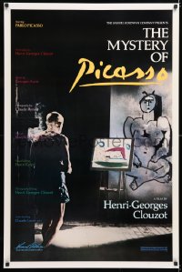 6z794 MYSTERY OF PICASSO 1sh R1986 Le Mystere Picasso, Henri-Georges Clouzot & Pablo!