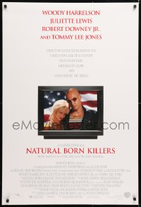6z797 NATURAL BORN KILLERS DS 1sh 1994 Oliver Stone, Woody Harrelson & Juliette Lewis on TV!