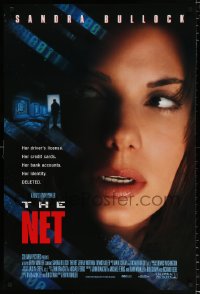 6z799 NET 1sh 1996 Sandra Bullock's identity has been deleted, Internet crime thriller!