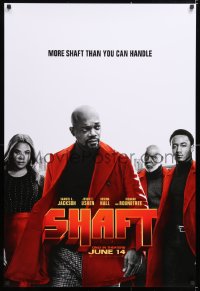 6z863 SHAFT teaser DS 1sh 2019 Samuel L. Jackson in the title role, he's more than you can handle!