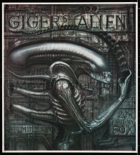 6z343 ALIEN 20x22 special poster 1990s Ridley Scott sci-fi classic, cool H.R. Giger art of monster!