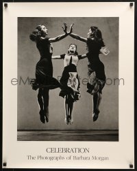 6z354 BARBARA MORGAN 22x28 special poster 1980 great image of dancers, Celebration!