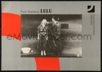 6z166 LULU 16x23 East German stage poster 1984 Frank Wedekind, completely different image!