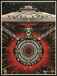 6z468 STAR TREK BEYOND 18x24 special poster 2016 Starship Enterprise by Everett, Cinemark RealD 3D