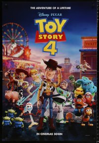 6z939 TOY STORY 4 int'l teaser DS 1sh 2019 Walt Disney, Pixar, Woody, Buzz Lightyear and cast!