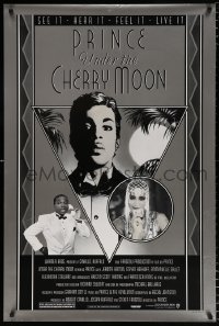 6z951 UNDER THE CHERRY MOON 1sh 1986 cool art deco style artwork of star/director Prince!