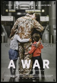 6z963 WAR 1sh 2016 Tobias Lindholm's Krigen, Afghanistan war, Pilou Asbaek, touching family scene!