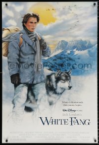 6z971 WHITE FANG DS 1sh 1991 Disney, Ethan Hawke, from the novel by Jack London!