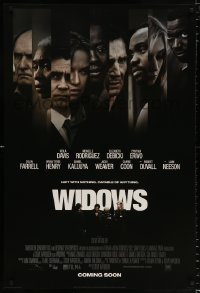6z975 WIDOWS int'l advance DS 1sh 2018 Viola Davis is left with nothing and capable of anything!