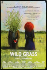 6z976 WILD GRASS 1sh 2010 Les herbes folles, Sabine Azema, Andre Dusollier, cool art!