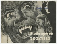 7a204 DRACULA HAS RISEN FROM THE GRAVE Danish program 1969 Hammer, Christopher Lee, different!