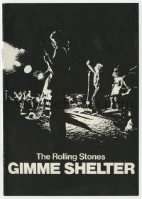 7a232 GIMME SHELTER Danish program 1971 Rolling Stones out of control rock & roll concert!
