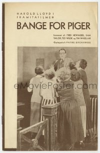 7a233 GIRL SHY Danish program R1930s tailor Harold Lloyd, Jobyna Ralston, different images!