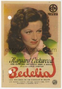 7a463 BEDELIA Spanish herald 1947 Margaret Lockwood is the wickedest woman who ever loved!