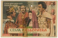 7a482 CAESAR & CLEOPATRA Spanish herald 1948 Vivien Leigh, Claude Rains, Stewart Granger, different!