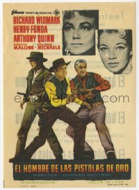 7a711 WARLOCK Spanish herald 1961 Henry Fonda, Richard Widmark, Anthony Quinn, Dorothy Malone