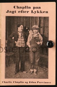 7a206 EASY STREET Danish program R1920s Charlie Chaplin, Edna Purviance, great different images!