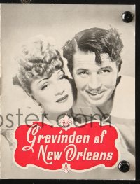 7a214 FLAME OF NEW ORLEANS Danish program 1941 Marlene Dietrich, Cabot, directed by Rene Clair!