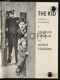 7a273 KID Danish program R1957 Charlie Chaplin, Jackie Coogan, different images!