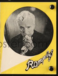 7a289 LIMELIGHT Danish program 1953 great different images of Charlie Chaplin + Tom art!