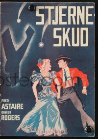 7a389 STORY OF VERNON & IRENE CASTLE Danish program 1939 art of Fred Astaire & Ginger Rogers!