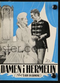 7a400 THAT LADY IN ERMINE Danish program 1951 Betty Grable & Douglas Fairbanks Jr., Ernst Lubitsch!