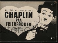 7a408 TILLIE'S PUNCTURED ROMANCE Danish program R1960s great art of Charlie Chaplin, Marie Dressler