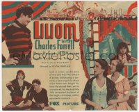 7a069 LILIOM herald 1930 great images of Charles Farrell in the forerunner of Carousel, ultra rare!