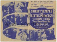 7a072 LITTLE PRINCESS herald 1939 cute Shirley Temple with Beryl Mercer as Queen Victoria!