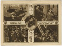 7a076 MASQUE OF LIFE herald 1916 Miss Evelyn and Pete Montebello the chimpanzee star, ultra-rare!
