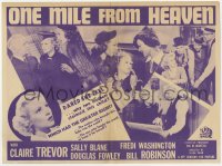 7a087 ONE MILE FROM HEAVEN herald 1937 interracial drama, Claire Trevor, two mothers claim a child!