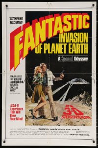 7b181 BUBBLE 1sh R1976 Arch Oboler, Fantastic Invasion of Planet Earth!